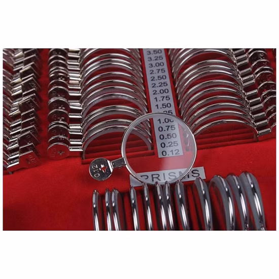 Громко брендовое оптическое оборудование, высокое качество, 266 шт., пробный футляр для линз, набор пробных линз с пластиковой оправой Anj